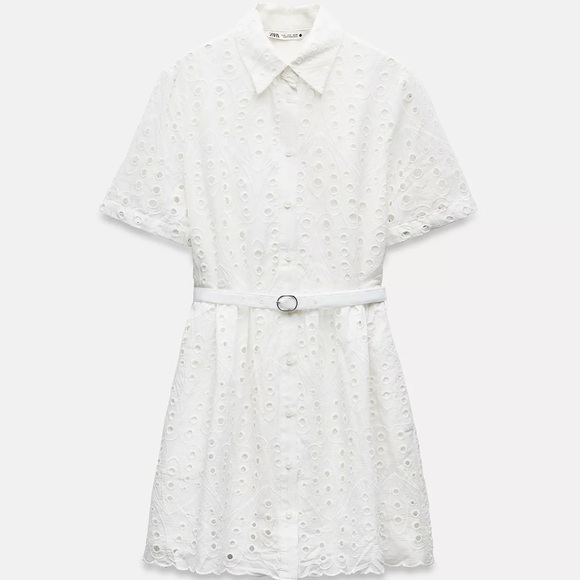 Cute belted mini dress size S - Picture 1 of 5